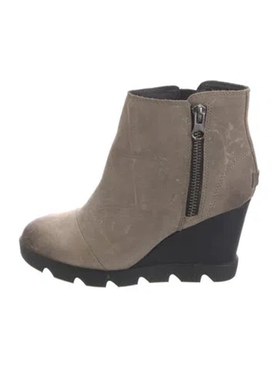 Pre-owned Sorel Leather Boots In Neutrals
