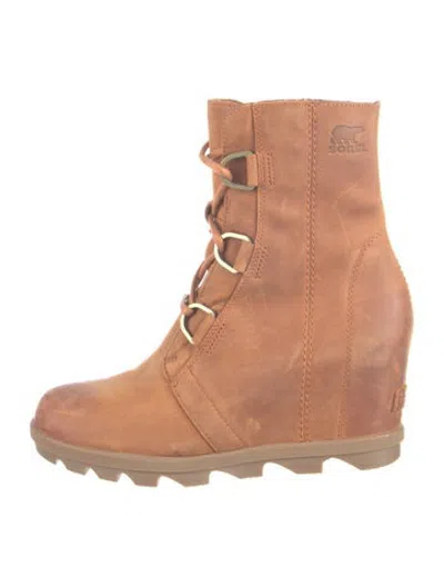 Pre-owned Sorel Leather Boots In Neutrals