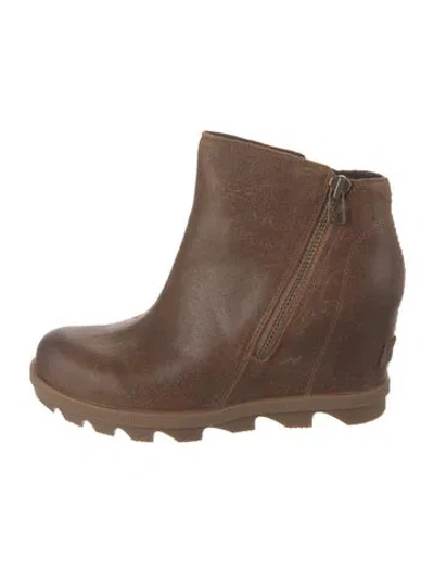 Pre-owned Sorel Leather In Brown