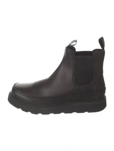 Pre-owned Sorel Leather Chelsea Boots In Black