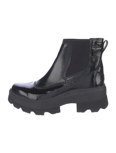 Pre-owned Sorel Leather Chelsea Boots In Black