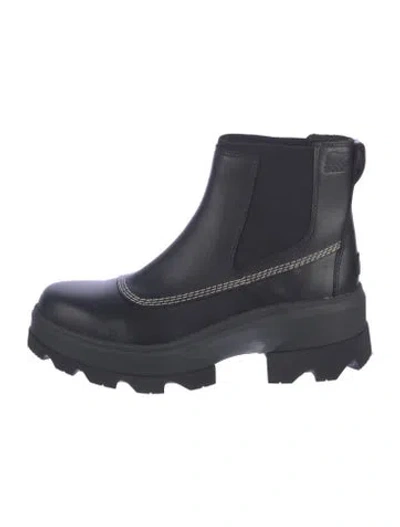 Pre-owned Sorel Leather Chelsea Boots In Blue