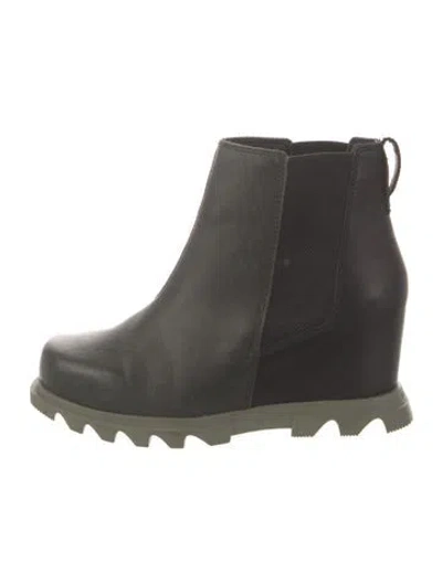 Pre-owned Sorel Leather Chelsea Boots In Brown