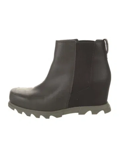 Pre-owned Sorel Leather Chelsea Boots In Brown