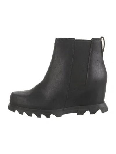Pre-owned Sorel Leather Chelsea Boots W/ Tags In Black