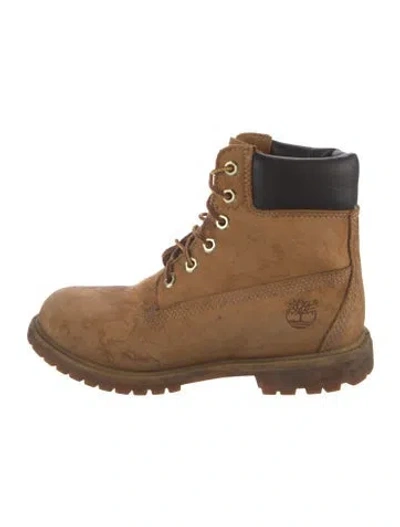 Pre-owned Sorel Leather Combat Boots In Brown