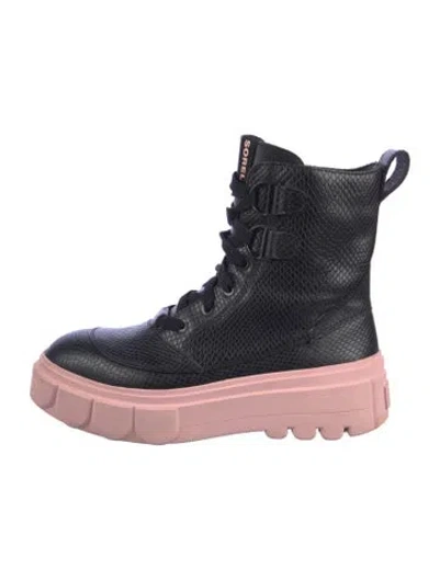 Pre-owned Sorel Leather Combat Boots In Multi