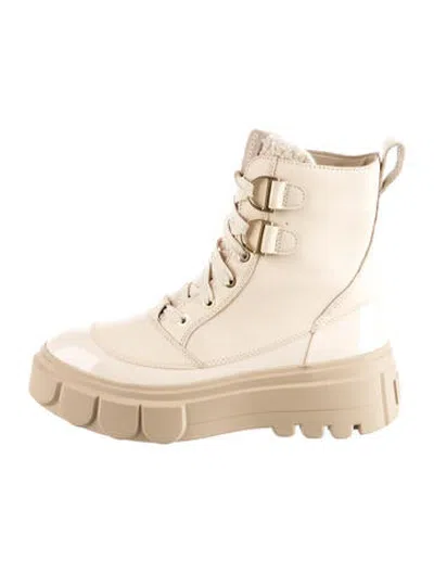 Pre-owned Sorel Leather Combat Boots In Neutrals
