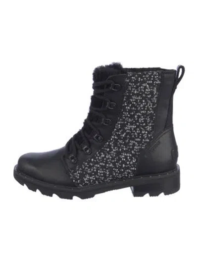 Pre-owned Sorel Leather Combat Boots W/ Tags In Multi