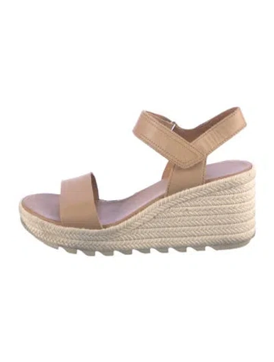 Pre-owned Sorel Leather Espadrilles In Neutral