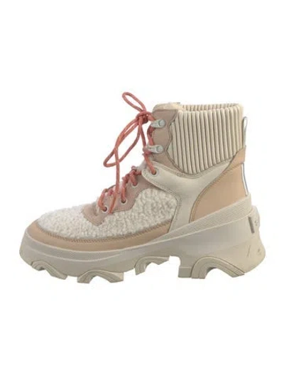 Pre-owned Sorel Leather Hiking Boots In Neutrals