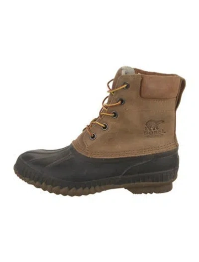 Pre-owned Sorel Leather Lace-up Boots
