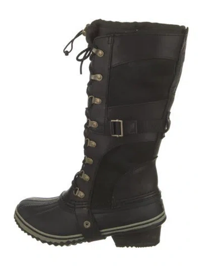 Pre-owned Sorel Leather Lace-up Boots