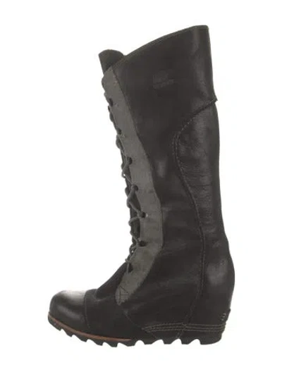 Pre-owned Sorel Leather Lace-up Boots In Multi