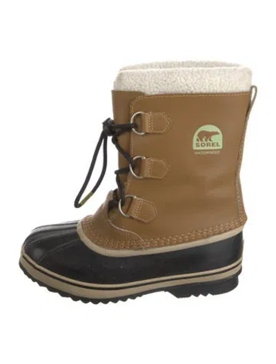 Pre-owned Sorel Leather Lace-up Boots In Multi