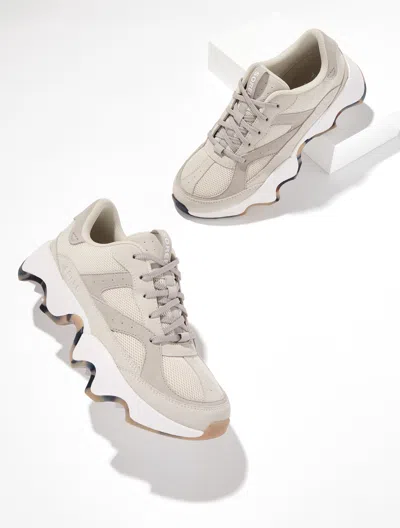 Sorel Leather Mesh Kineticâ¢ Ii Sneakers - Fawn/sea Salt - 11m Talbots