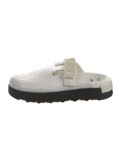 Pre-owned Sorel Leather Mules In White