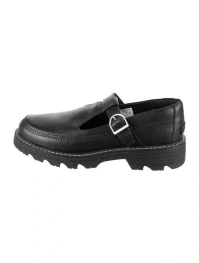 Pre-owned Sorel Leather Oxfords In Black