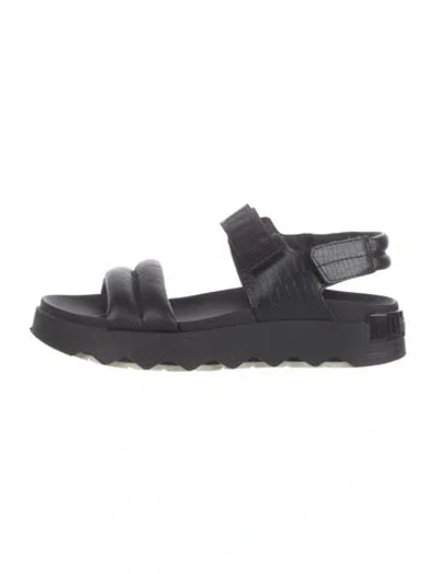 Pre-owned Sorel Leather Sandals In Blue