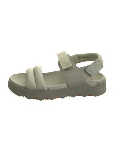Pre-owned Sorel Leather Sandals In Green