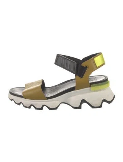 Pre-owned Sorel Leather Sandals In Multi