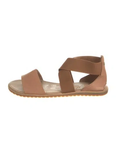 Pre-owned Sorel Leather Sandals In Neutral