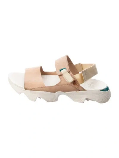 Pre-owned Sorel Leather Sandals In Neutral