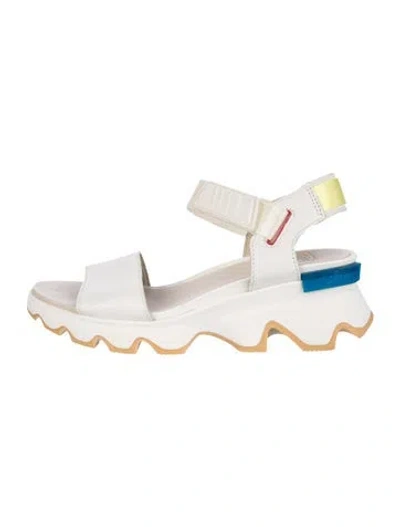 Pre-owned Sorel Leather Sandals In White
