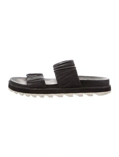 Pre-owned Sorel Leather Slides In Multi