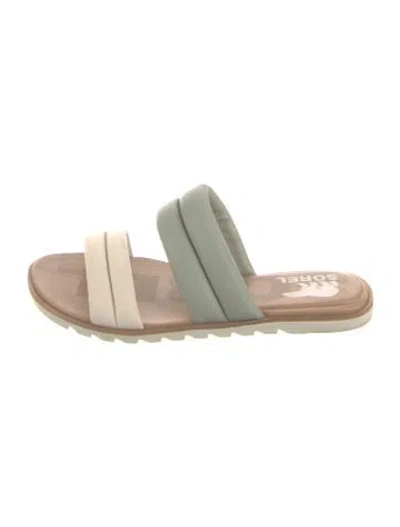 Pre-owned Sorel Leather Slides In Multi