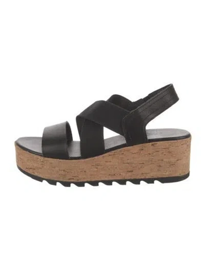 Pre-owned Sorel Leather Slingback Sandals