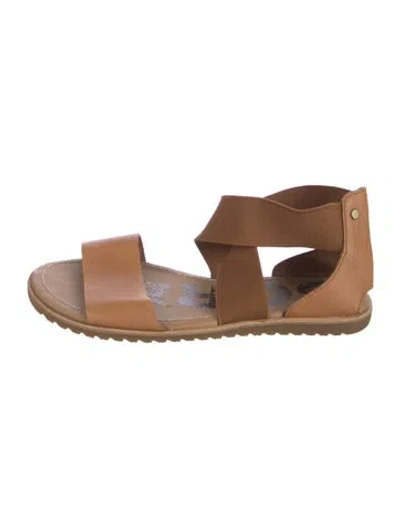 Pre-owned Sorel Leather Slingback Sandals In Brown