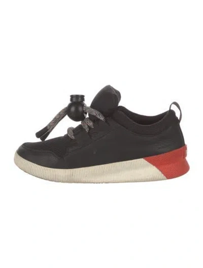 Pre-owned Sorel Leather Sneakers In Black