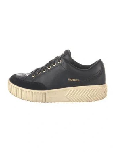 Pre-owned Sorel Leather Sneakers In Blue