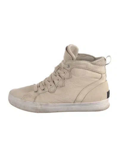 Pre-owned Sorel Leather Sneakers In Neutrals