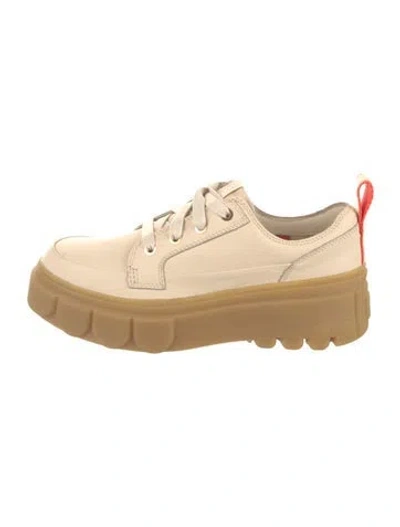 Pre-owned Sorel Leather Sneakers W/ Tags In Neutral