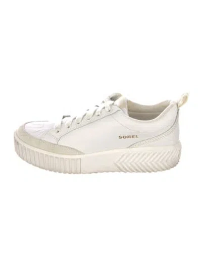 Pre-owned Sorel Leather Sneakers In White