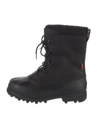 Pre-owned Sorel Leather Snow Boots In Black