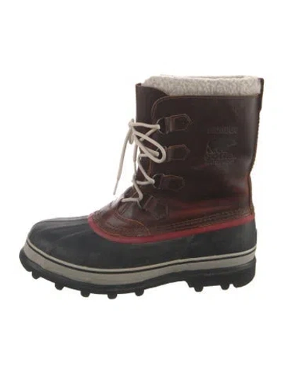 Pre-owned Sorel Leather Snow Boots In Brown
