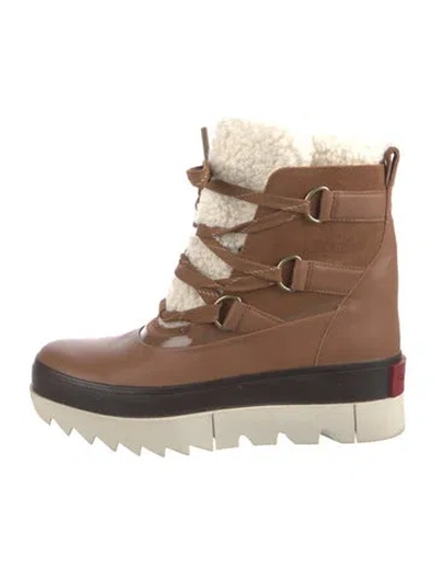 Pre-owned Sorel Leather Snow Boots In Brown