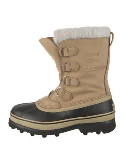 Pre-owned Sorel Leather Snow Boots In Neutrals