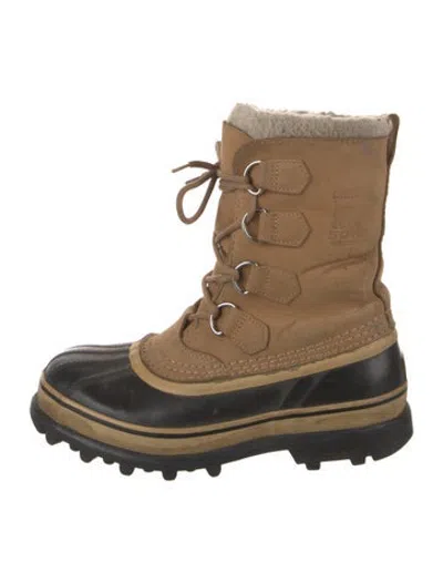 Pre-owned Sorel Leather Snow Boots In Neutrals
