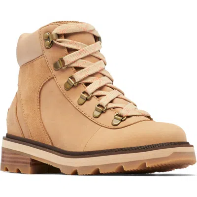 Sorel Lennox Waterproof Hiking Boot In Tawny Buff/gum 2
