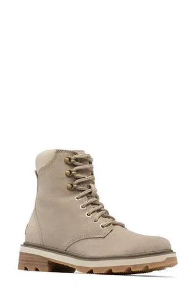Sorel Lennox Waterproof Lace-up Boot In Gray