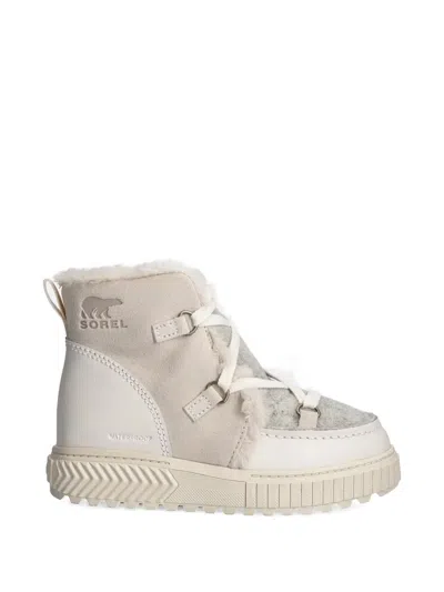 Sorel Womens Ona Ave Alpine Waterproof Chalk Chalk Boots In White