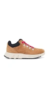 Sorel Men's Mac Hill Lite Hiker Low Waterproof Lace-up Sneakers In Elk & Black