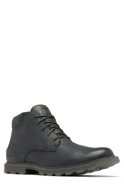 Sorel Madson Ii Waterproof Chukka Boot In Black/jet