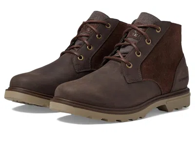 Pre-owned Sorel Man's Boots  Carson™ Chukka Wp In Blackened Brown/khaki