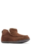 Sorel Manawan Ii Faux Fur Lined Slipper In Tobacco/blackened Brown