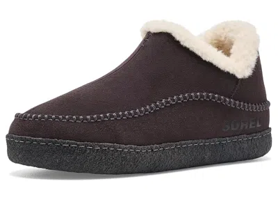 Sorel Manawan Iii Men's Slippers Blackened Brown/jet: 9 D - Medium, Suede